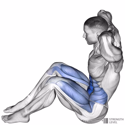 imagen de abdominales ejercicio